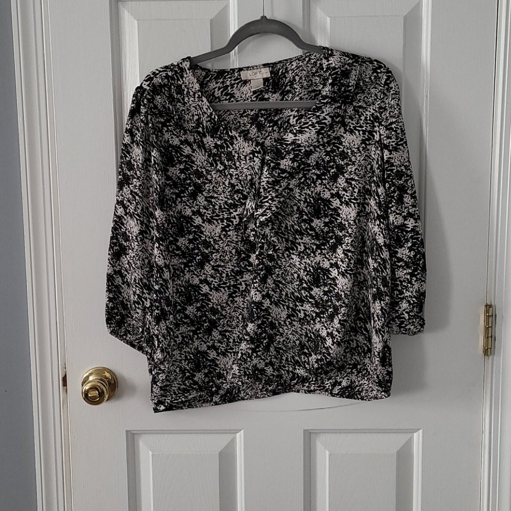 Loft blouse large petite